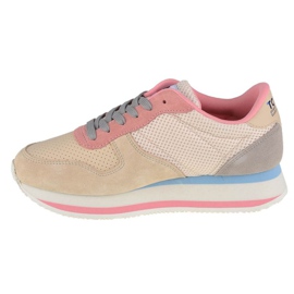 Pantofi Tommy Hilfiger Jeans Flatform Runner W EN0EN01357-AA8 bej roz 1