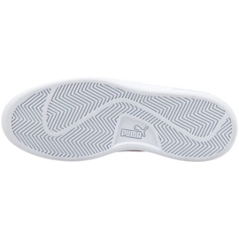 Pantofi Puma Smash v2 Buck Jr 365182 27 alb 2