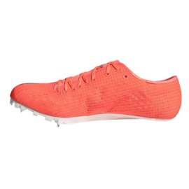 Pantofi pentru alergare Adidas Adizero Finesse Spikes EE4598 roz 1