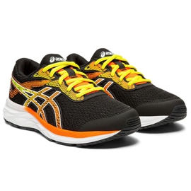 Asics Gel-Excite 6 Gs Jr 1014A079-003 negru portocale galben 1