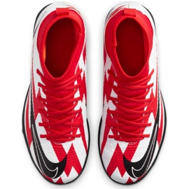 Pantof de fotbal Nike Mercurial Superfly 8 Club CR7 Tf Jr DB0933 600 multicolor alb 2