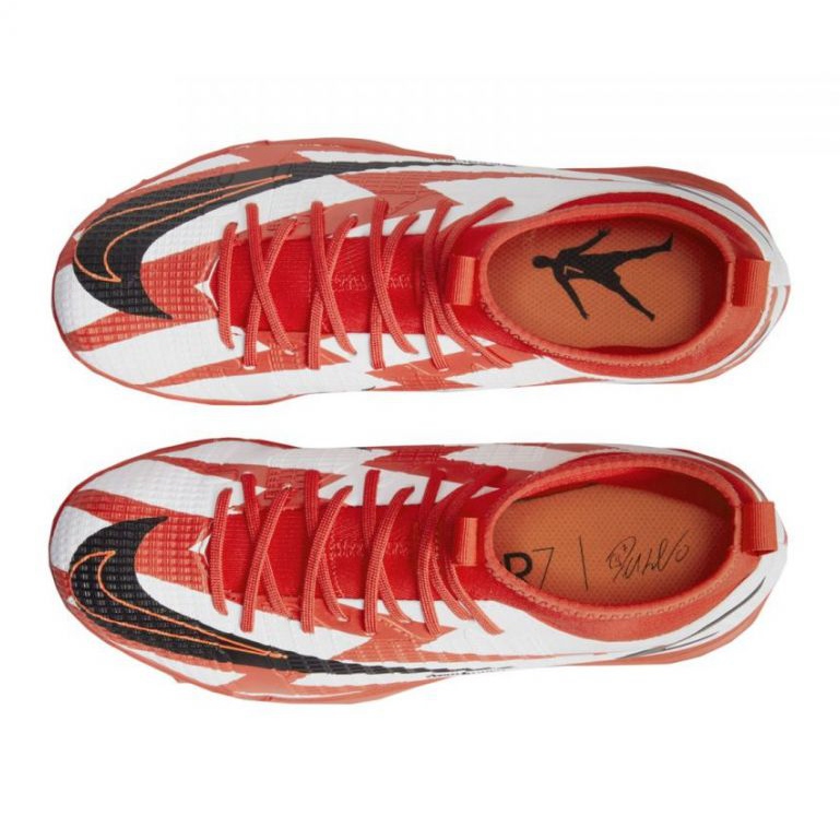 Pantof de fotbal Nike Mercurial Superfly 8 Academy CR7 Tf Jr DB2679 600 multicolor portocale si rosii 1