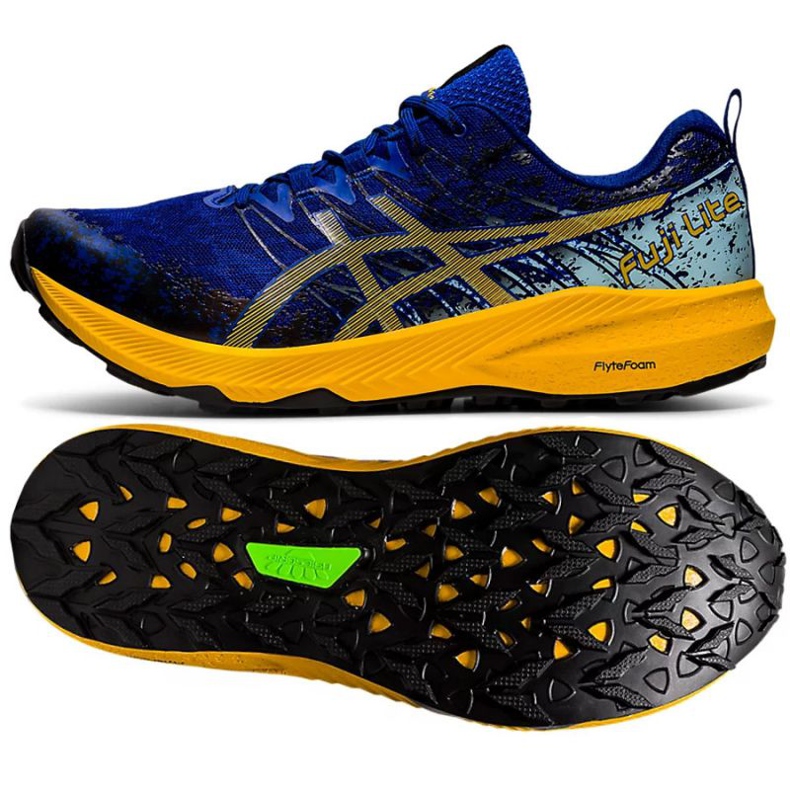 Pantofi de alergare Asics Fuji Lite 2 M 1011B209 400 albastru 1