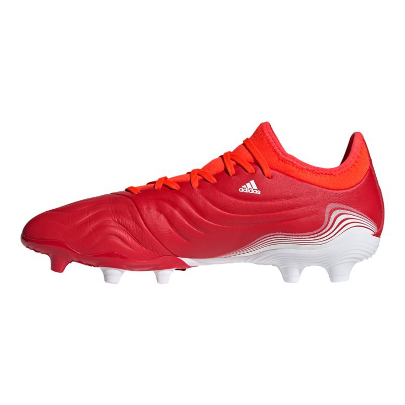 Ghete de fotbal Adidas Copa Sense.3 Fg M FY6196 multicolor portocale si rosii 1