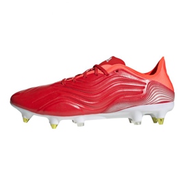 Ghete de fotbal Adidas Copa Sense.1 Sg M FY6201 roșu portocale si rosii 1