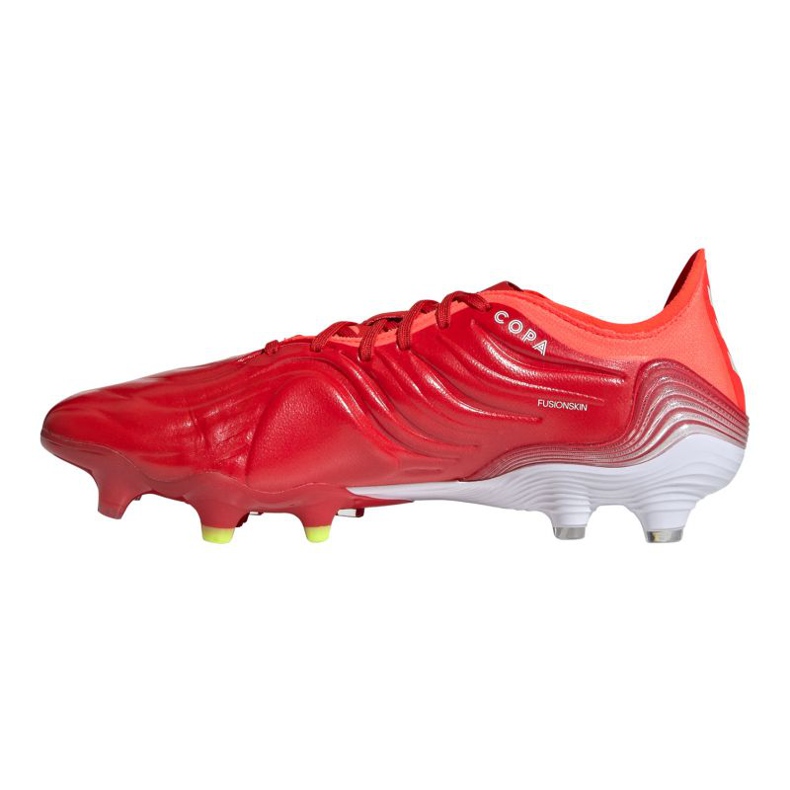 Ghete de fotbal Adidas Copa Sense.1 Fg M FY6209 roșu portocale si rosii 1