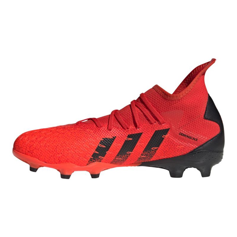 Ghete de fotbal Adidas Predator Freak.3 Fg M FY6279 roșu portocale si rosii 1