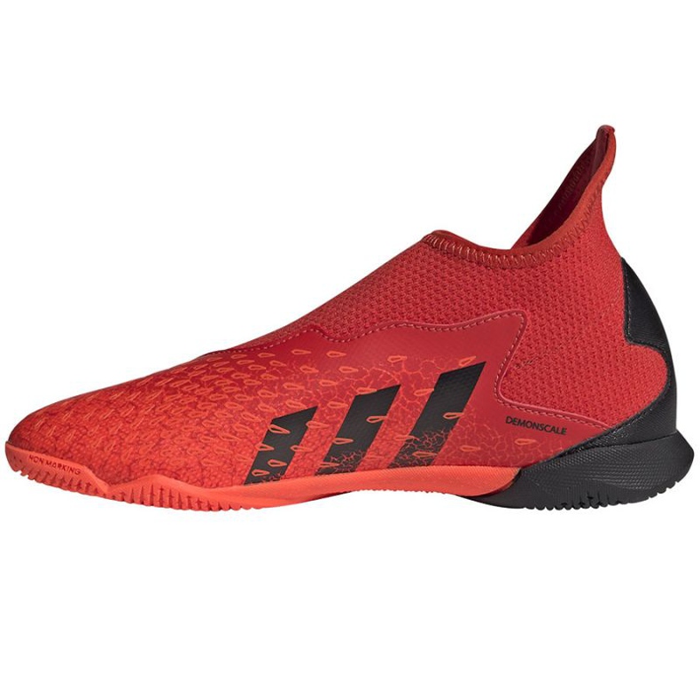 Ghete de fotbal Adidas Predator Freak.3 Ll In Jr FY7870 multicolor portocale si rosii 1