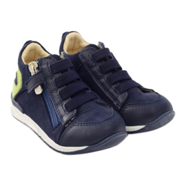 Bartuś Zipper Boottes 181 Navy Blue verde 4