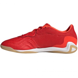 Ghete de fotbal Adidas Copa Sense.3 In Sala M FY6192 roșu portocale si rosii 1