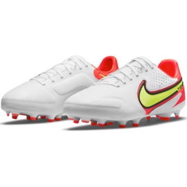 Pantofi de fotbal Nike Legend 9 Pro Fg Jr DA1335 176 alb roșu alb 1