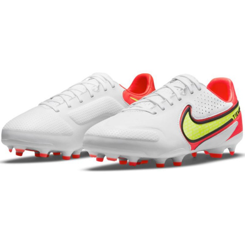 Pantofi de fotbal Nike Legend 9 Pro Fg Jr DA1335 176 alb, ed alb 1