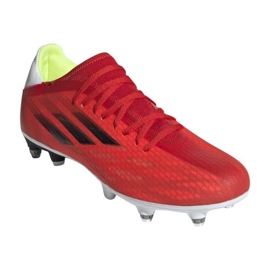 Ghete de fotbal Adidas X Speedflow.3 Sg M FY3286 multicolor portocale si rosii 2 Ghete de fotbal Adidas X Speedflow.3 Sg M FY3286 multicolor portocale si rosii 2