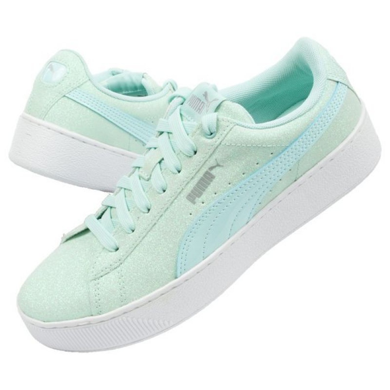 Puma Vikky Platform Glitz W 366856 06 verde 1
