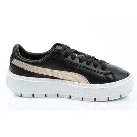 Puma Suede Platform Trace W 367728 01 negru de aur 3