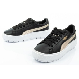 Puma Suede Platform Trace W 367728 01 negru de aur 7