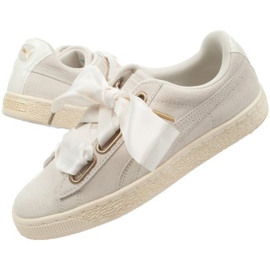 Puma Suede Heart Satin W 362714 04 bej de aur 1 Puma Suede Heart Satin W 362714 04 bej de aur 1