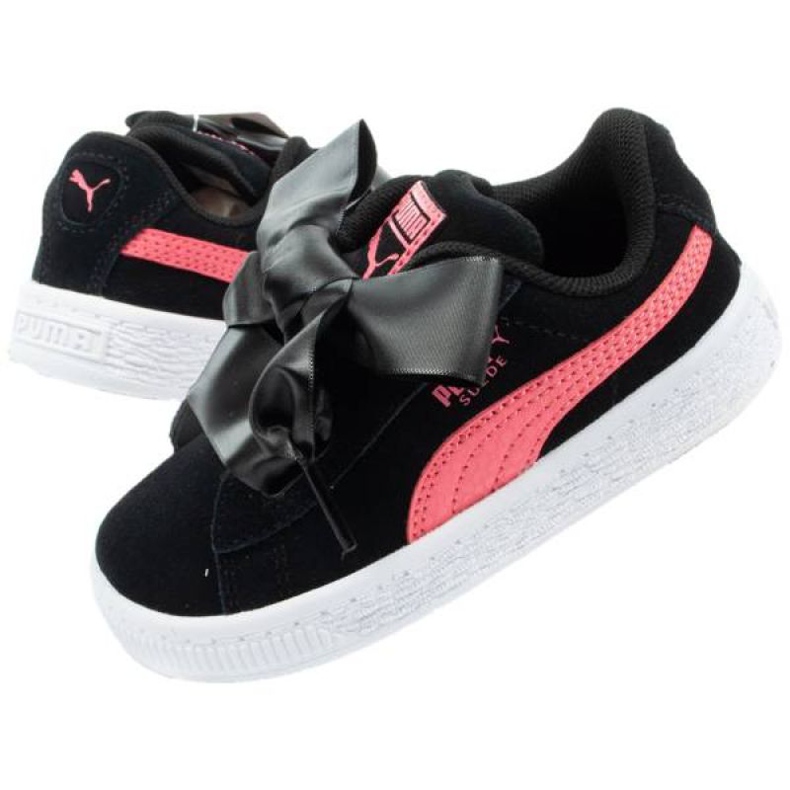 Puma Suede Heart Jewel Jr 370570 02 negru 1 Puma Suede Heart Jewel Jr 370570 02 negru 1