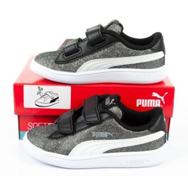 Puma Smash V2 Glitz Glam Jr 367380 04 negru argint 9