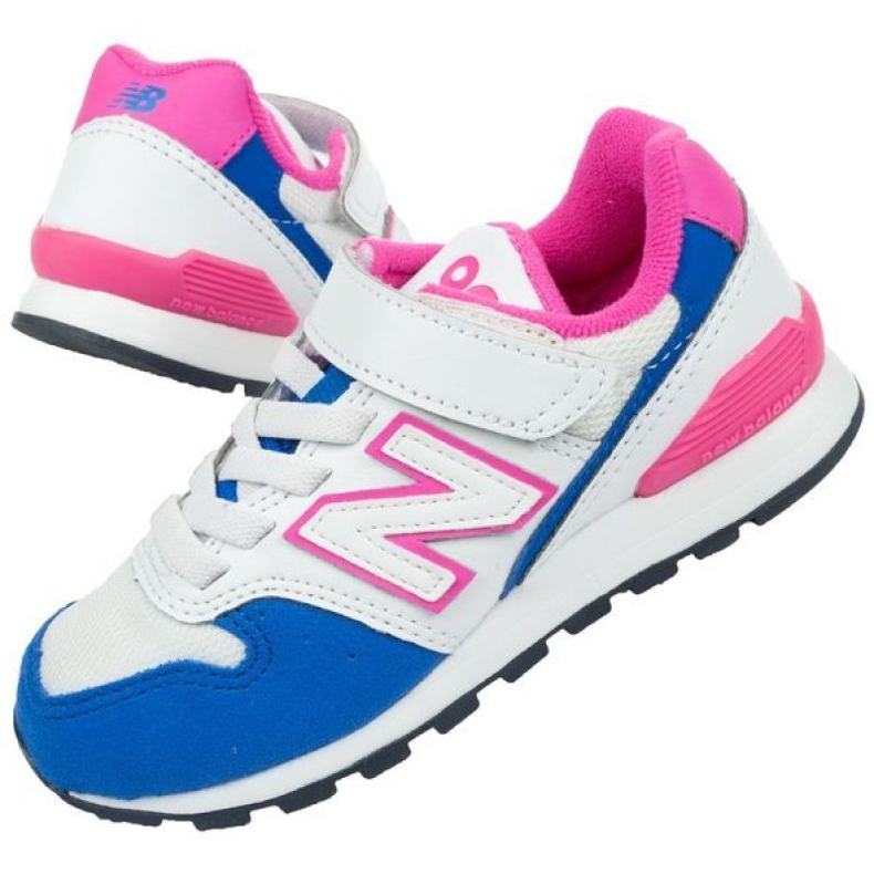 Pantofi New Balance Jr YV996DC alb albastru roz 1