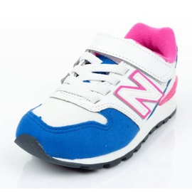 Pantofi New Balance Jr YV996DC alb albastru roz 2
