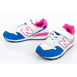 Pantofi New Balance Jr YV996DC alb albastru roz 7