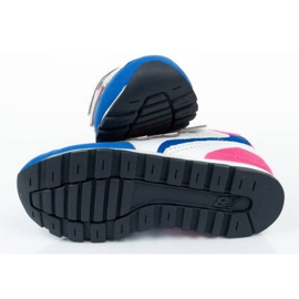 Pantofi New Balance Jr YV996DC alb albastru roz 8