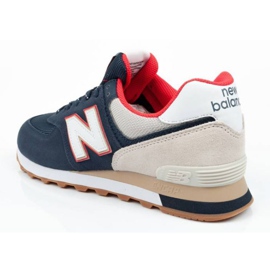 New Balance M Ml574Skb bej alb roșu albastru marin 4