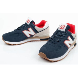 New Balance M Ml574Skb bej alb roșu albastru marin 7