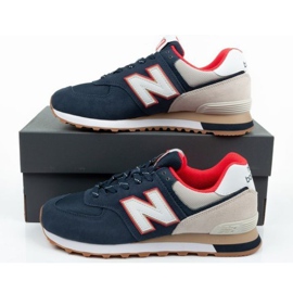 New Balance M Ml574Skb bej alb roșu albastru marin 9
