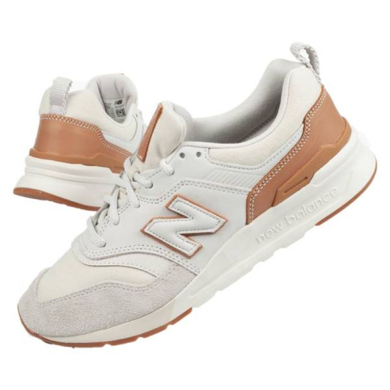 Pantofi New Balance M CM997HAF bej alb maro 1