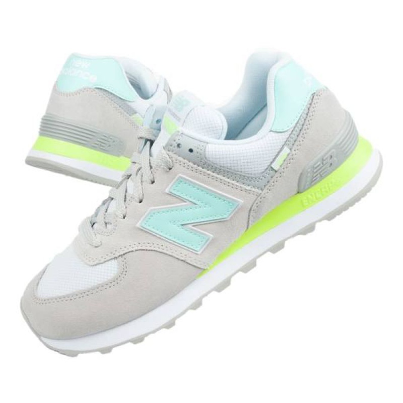 New Balance W WL574SS2 alb gri verde 1