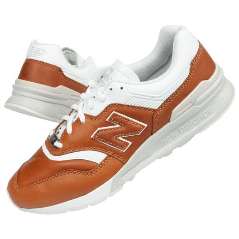 Pantofi New Balance M CM997HEP alb maro 1