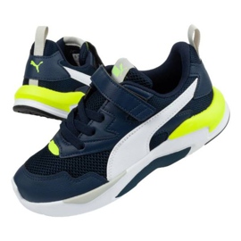 Pantofi Puma X-Ray Jr 374395 21 negru albastru marin 1