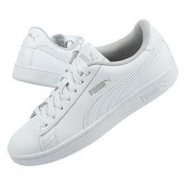 Puma Smash V2 Jr 365170 02 alb albastru 1