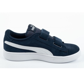 Puma Smash v2 Jr 365177 02 negru albastru marin 3