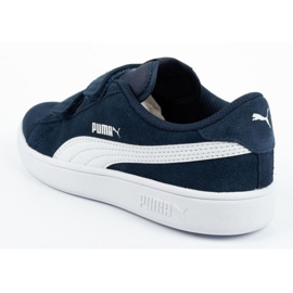 Puma Smash v2 Jr 365177 02 negru albastru marin 4