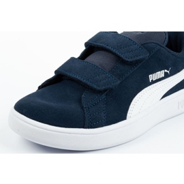 Puma Smash v2 Jr 365177 02 negru albastru marin 5