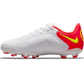 Pantofi de fotbal Nike Tiempo Legend 9 Club FG / MG Jr DA1331 176 galben, alb, multicolor alb 1