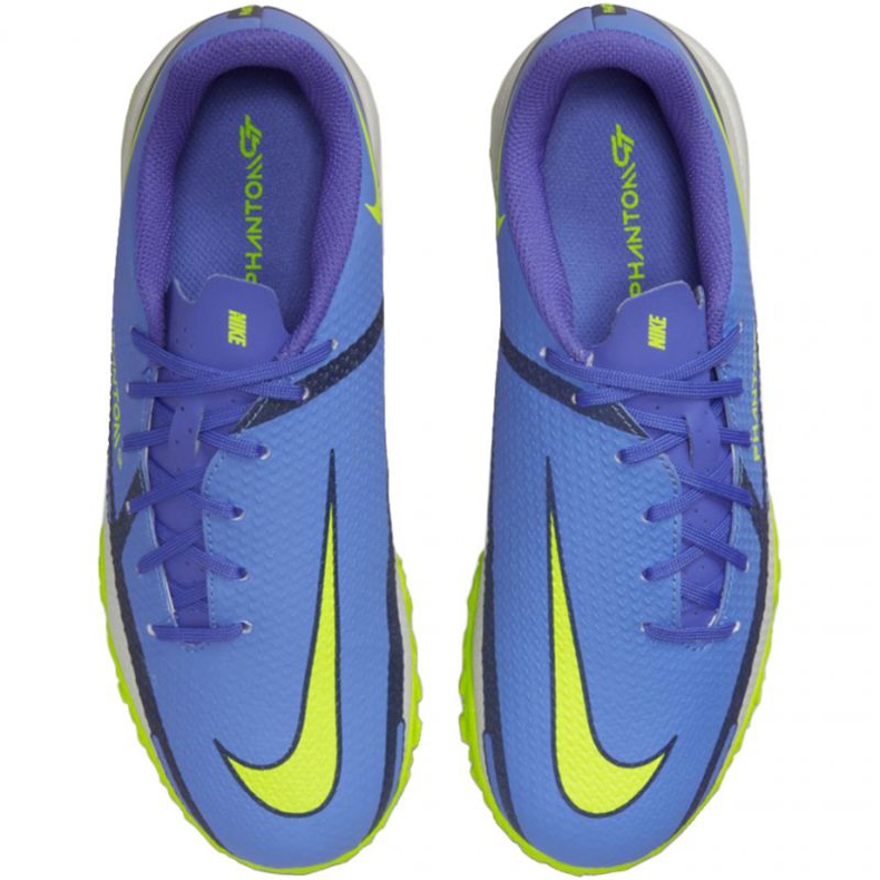 Pantofi de fotbal Nike Phantom GT2 Academy Tf Jr DC0817 570 gri, albastru albastru 1
