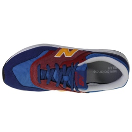 Pantofi New Balance M CM997HVM roșu albastru galben 2