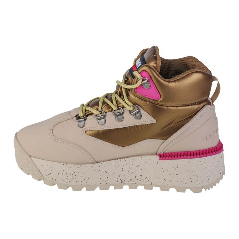 Cizme Tommy Hilfiger Jeans Hybrid Flatform Boot W EN0EN01589-ACE bej 1