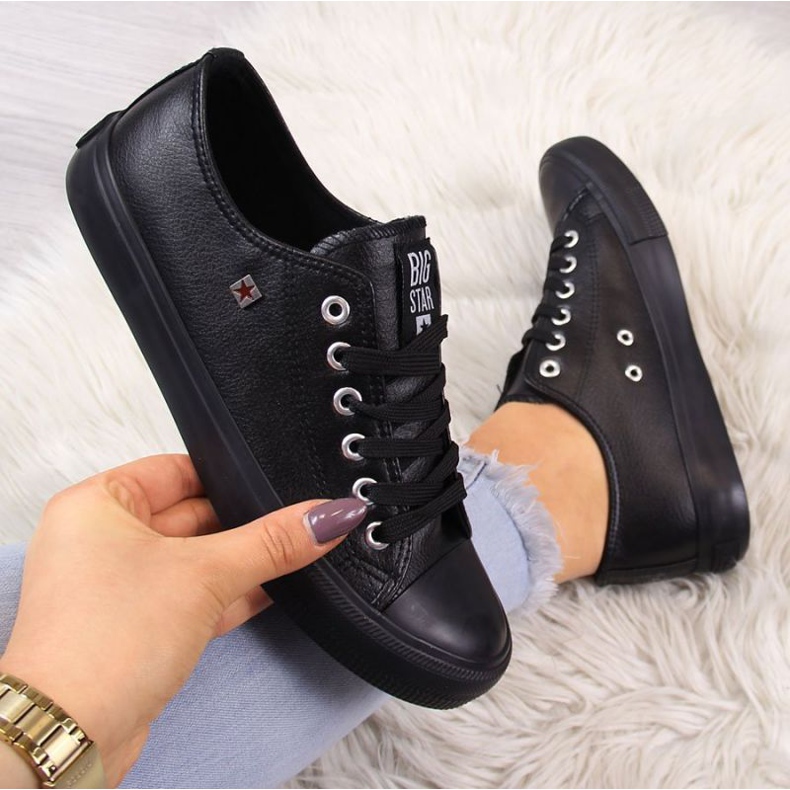 Tenisi low-top Big Star W V274871 negri negru 1