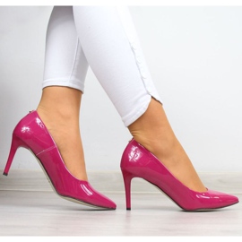 BM Pumps pe toc stiletto lacuit Juma W CIT2565I fucsia roz 2