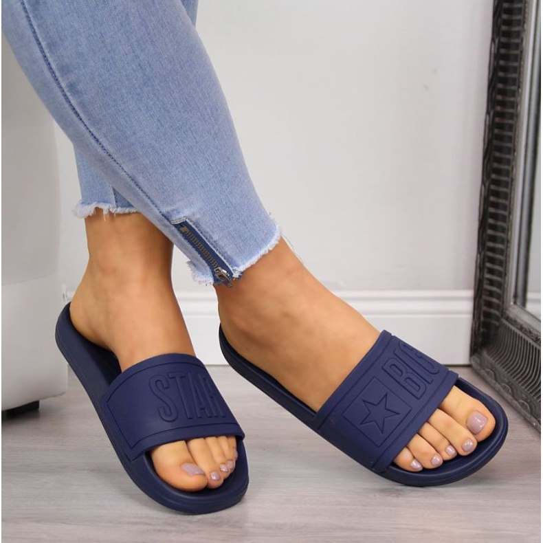 Papuci de plaja Big Star W DD274A269 bleumarin albastru 2