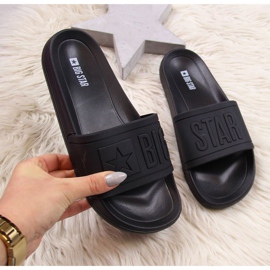 Șlapi de plajă Big Star DD274A271, negre negru 1