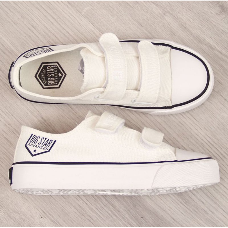 Adidași mici cu velcro Big Star Jr. FF374061 alb 1 Adidași mici cu velcro Big Star Jr. FF374061 alb 1