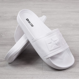 Papuci de plajă din cauciuc Big Star M DD174687SS20 alb 1