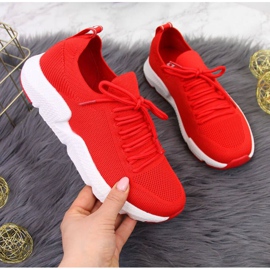 Adidasi Big Star W DD274580 roșii alb roșu 1