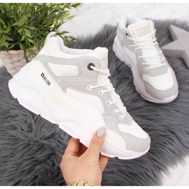 Adidași pe platforma Big Star W GG274643 alb 1